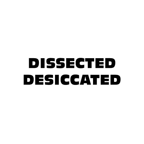 Dingbats Puzzle - Whatzit #237 - DISSECTED DESICCATED