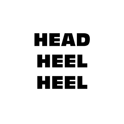 Dingbats Puzzle - Whatzit #44 - HEAD HEEL HEEL