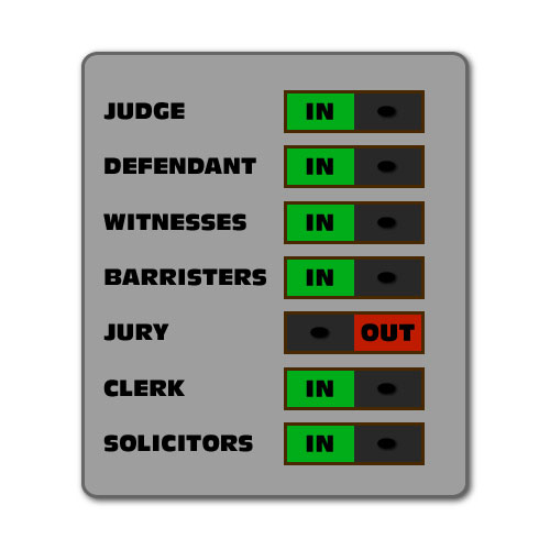 Dingbats Puzzle - Whatzit #510 - Court check-in board
