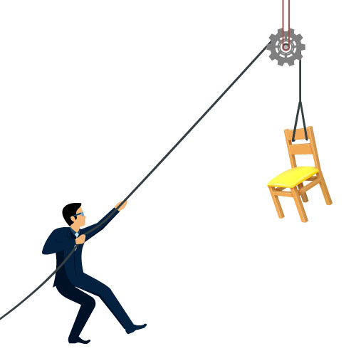 Dingbat Game #556 » [MAN] [PULLEY] [CHAIR] » LEVEL 16