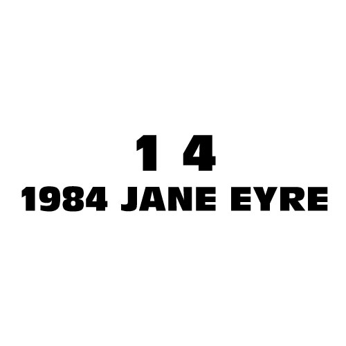 Dingbats Puzzle - Whatzit #570 - 1 4 1984 Jane Eyre