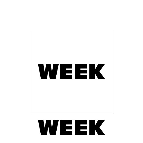Dingbats Puzzle - Whatzit #580 - WEEK BOX WEEK