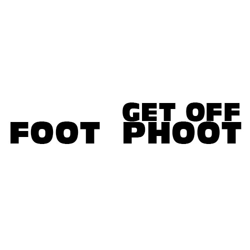 Dingbats Puzzle - Whatzit #659 - FOOT GET OFF PHOOT