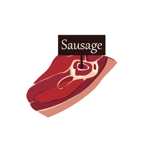 Dingbats Puzzle - Whatzit #704 - Steak/Sausage