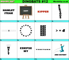 Dingbats | Rebus Puzzle #12