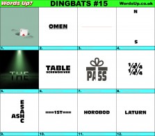 Dingbats Quiz #15
