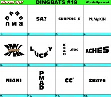 Dingbats | Rebus Puzzle #19
