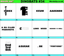 Dingbats | Rebus Puzzle #34