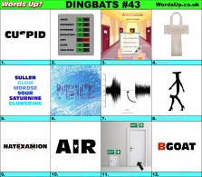 Dingbats Quiz #43