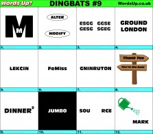 Dingbats Quiz #9