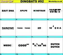 Dingbat Game #92