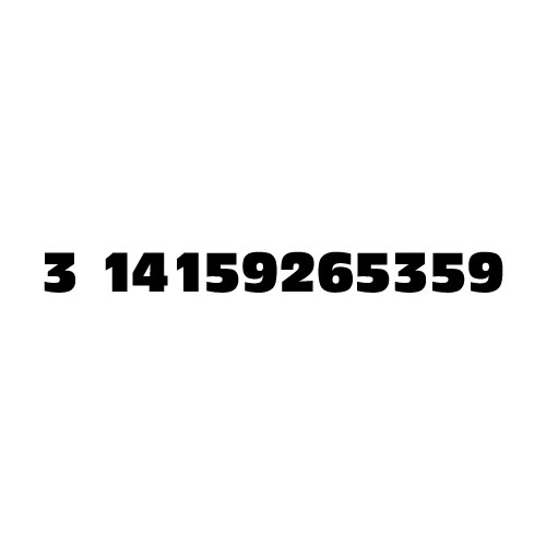 Dingbats Puzzle - Whatzit #479 - 3 14159265359