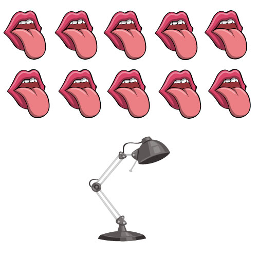 Dingbat Game #640 » [MOUTHS] [LAMP] » LEVEL 20