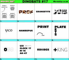 Dingbats Quiz #17