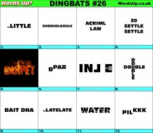 Dingbats Quiz #26