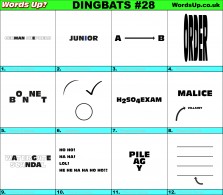 Dingbats Quiz #28