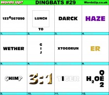 Dingbats Quiz #29