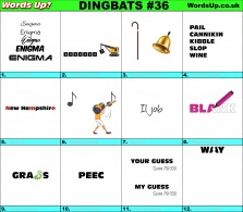 Dingbats Quiz #36
