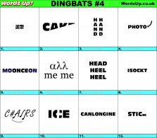 Dingbats Quiz #4