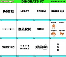 Dingbats Quiz #7