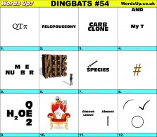 Dingbat Game #54