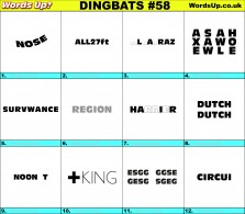 Dingbat Game #58
