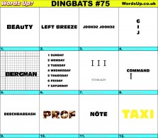 Dingbat Game #75
