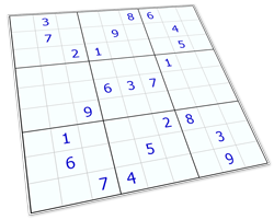 Hand-made Sudoku Puzzle