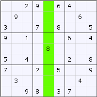 Sudoku - Columns