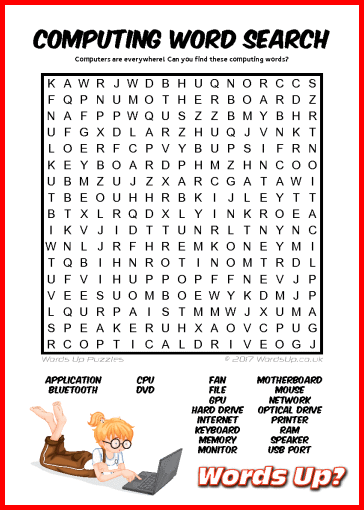 Computing Word Search Puzzle #24